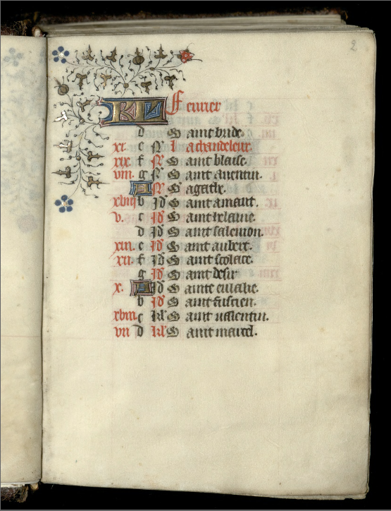 Rękopismo 13 wieku na pergaminie z literami  wielkimi i wyzłacanymi, gdzie naprzód 4 ewangelie po łacinie, po tym  modlitwy nabożne i psalmy, modlitwy niektóre po francusku, oprawne w  skórze